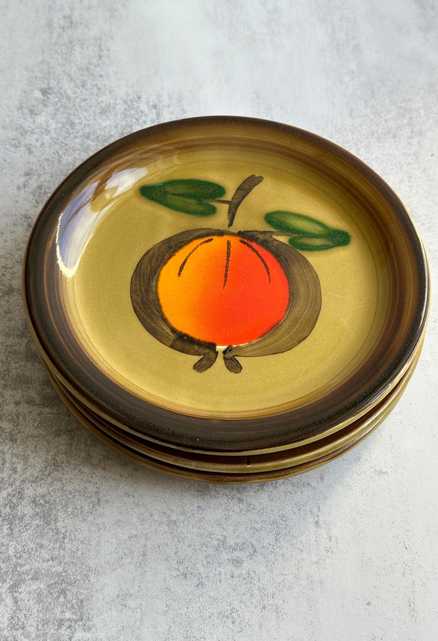 Vintage Villeroy & Boch Tomato Dessert Plates