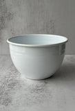 White Enamel Mixing Bowl