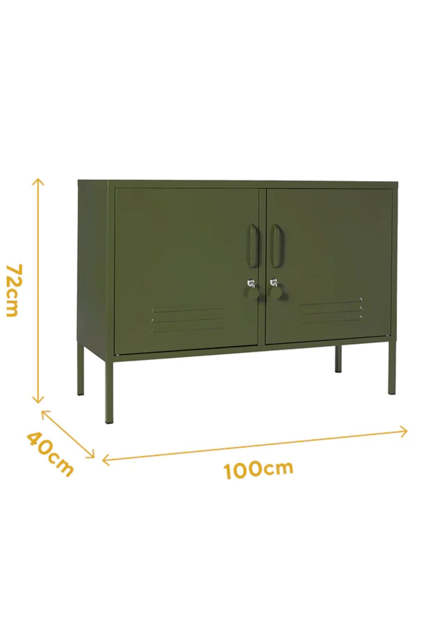 The Olive Green Lowdown Locker - by Mustard Made