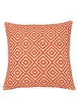 Orange Woven Diamond Cushion Collection