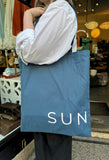 Always SUNDAY Blue Tote Bag