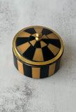 Black & Beige Trinket Box