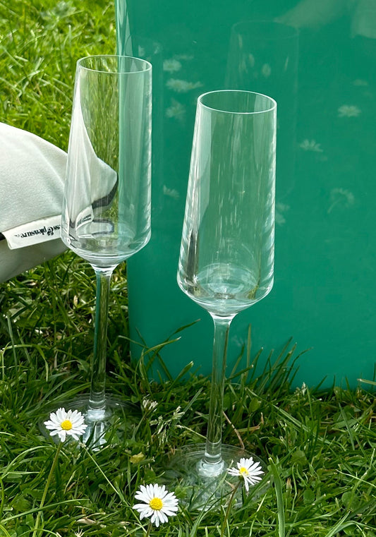 Clear Picnic Flute Glass