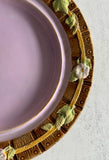 Lilac Flower Basket Serving Bowl