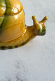 Ceramic Snail Pot with Lid