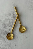 Tiny Gold Shell Spoon