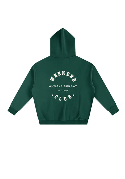 Heritage Green Weekend Club Hooded Sweater