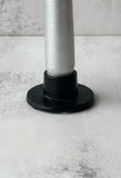 Short Black Metal Taper Candle Holder