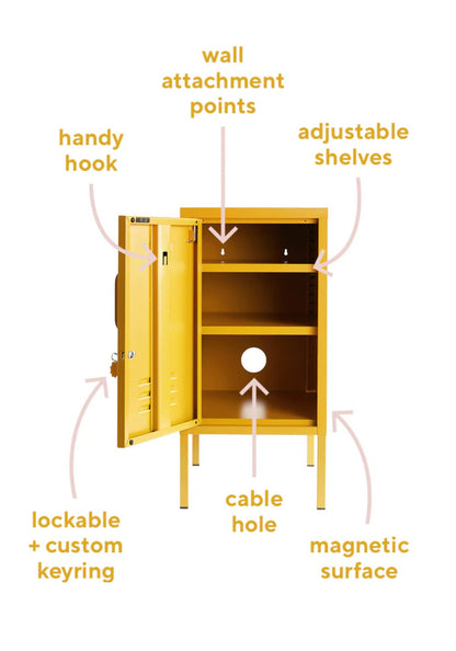 The Mustard Yellow Shorty Locker - by Mustard Made
