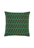 Green Twisted Geometric Cushion Collection