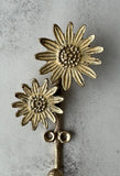 Brass Daisy Duo Hook