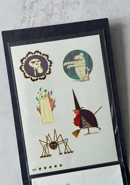 Tatouages ​​​​temporaires de terreur 