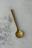 Tiny Gold Shell Spoon