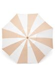 Caramel Striped Beach Parasol