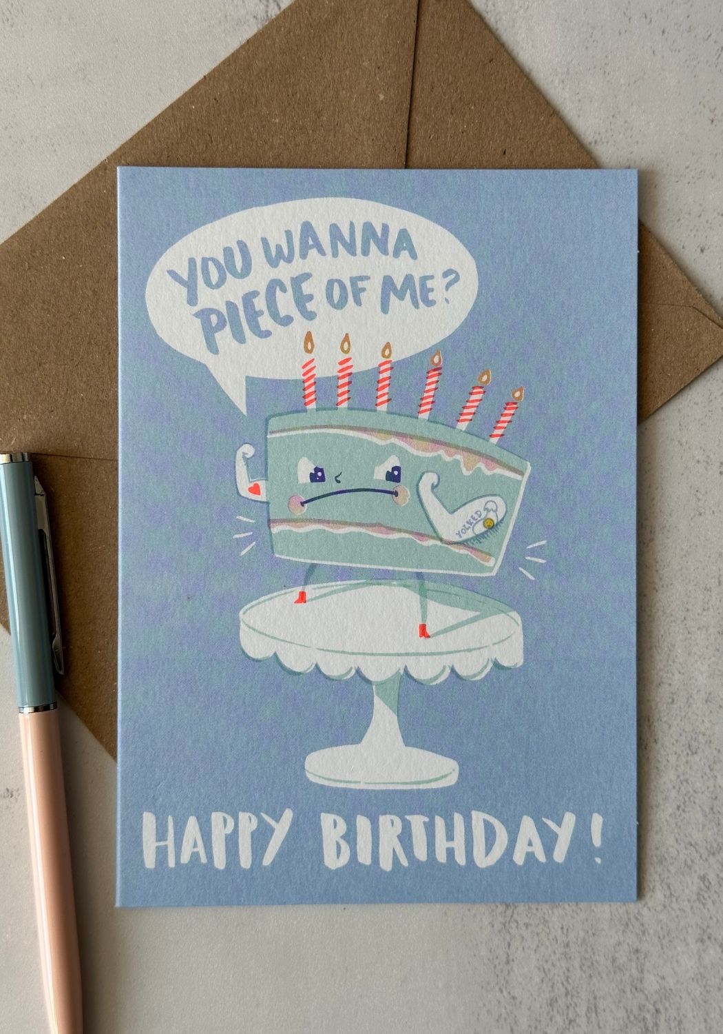 A Piece of Me Birthday Card