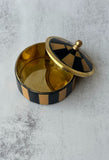 Black & Beige Trinket Box