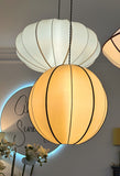 Round Putty Silk Lampshade