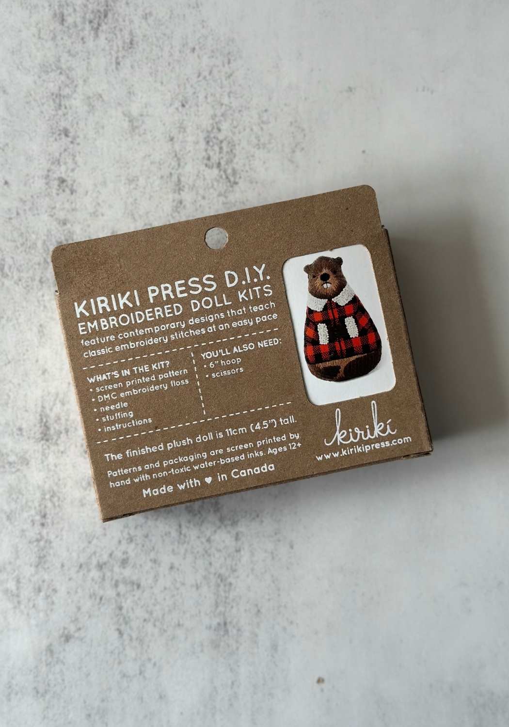 Kits de broderie de poupées en peluche animales