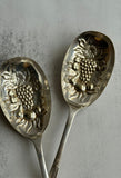 Silver Berry Serving Spoons