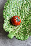 Lettuce Leaf and Tomato Dish