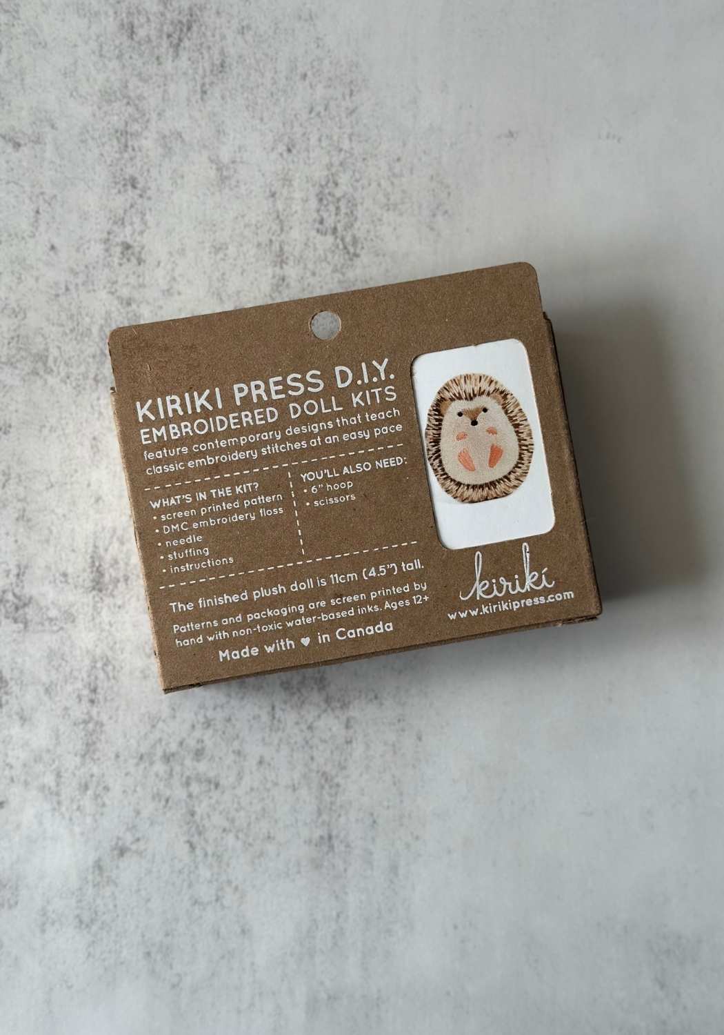 Kits de broderie de poupées en peluche animales