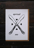 Spread Me Goodmorrow Greetings Card