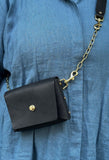 Roxi Leather Chain Link Shoulder/ Belt Bags