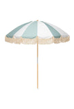 Pistachio Striped Beach Parasol