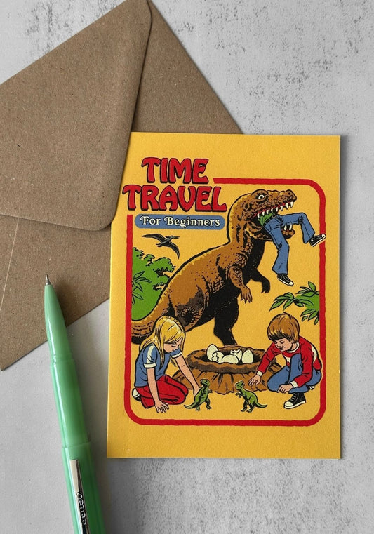 Time Travel for Beginners Greetings Card