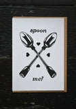 Spoon Me Goodmorrow Greetings Card