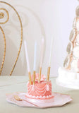 Gold Dipped Pastel Candles