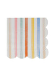 Set of Sixteen Colourful Patterned Paper Napkins