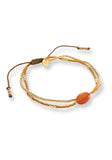 Double Layer Carnelian Bracelet