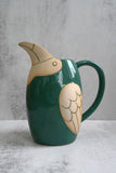 Green bird jug