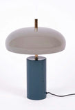 Blue & Grey Mushroom Lamp