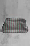 Blue and Pink Striped Wash Bags