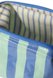 Blue Striped Wash Bags