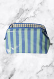 Blue Striped Wash Bags