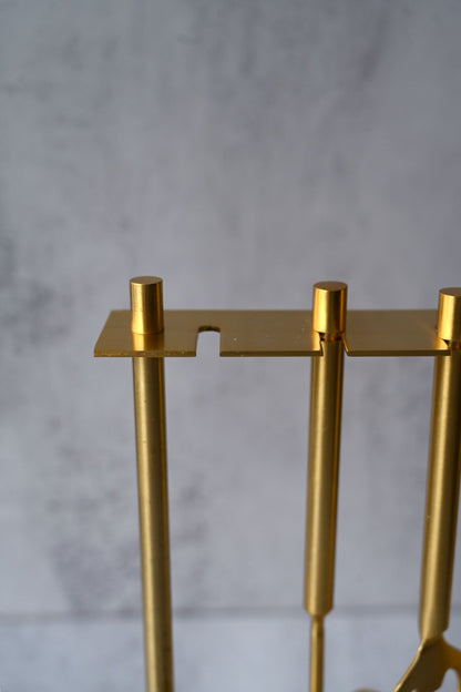 Hängendes Bar-Werkzeugset in Gold und Marmor