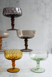 Set of Six Art Nouveau Champagne Coupes