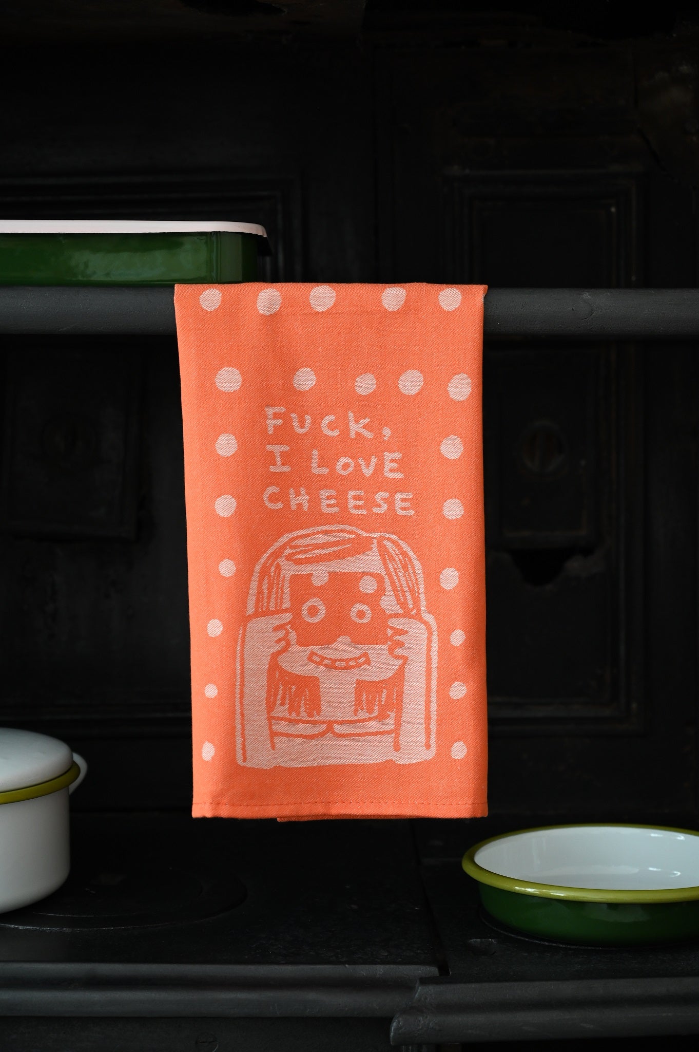 F*ck I Love Cheese Tea Towel