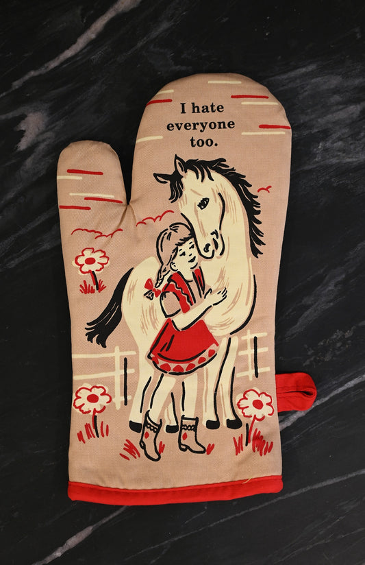 I Hate Everyone Too Oven Mitt