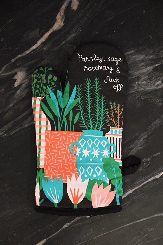 Parsley Sage F*ck Off Oven Mitt
