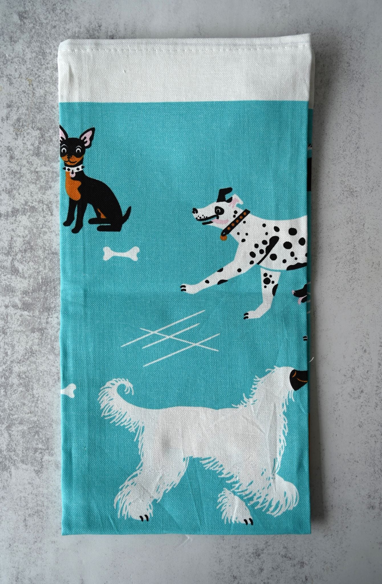 People to Meet: Dogs Tea Towel