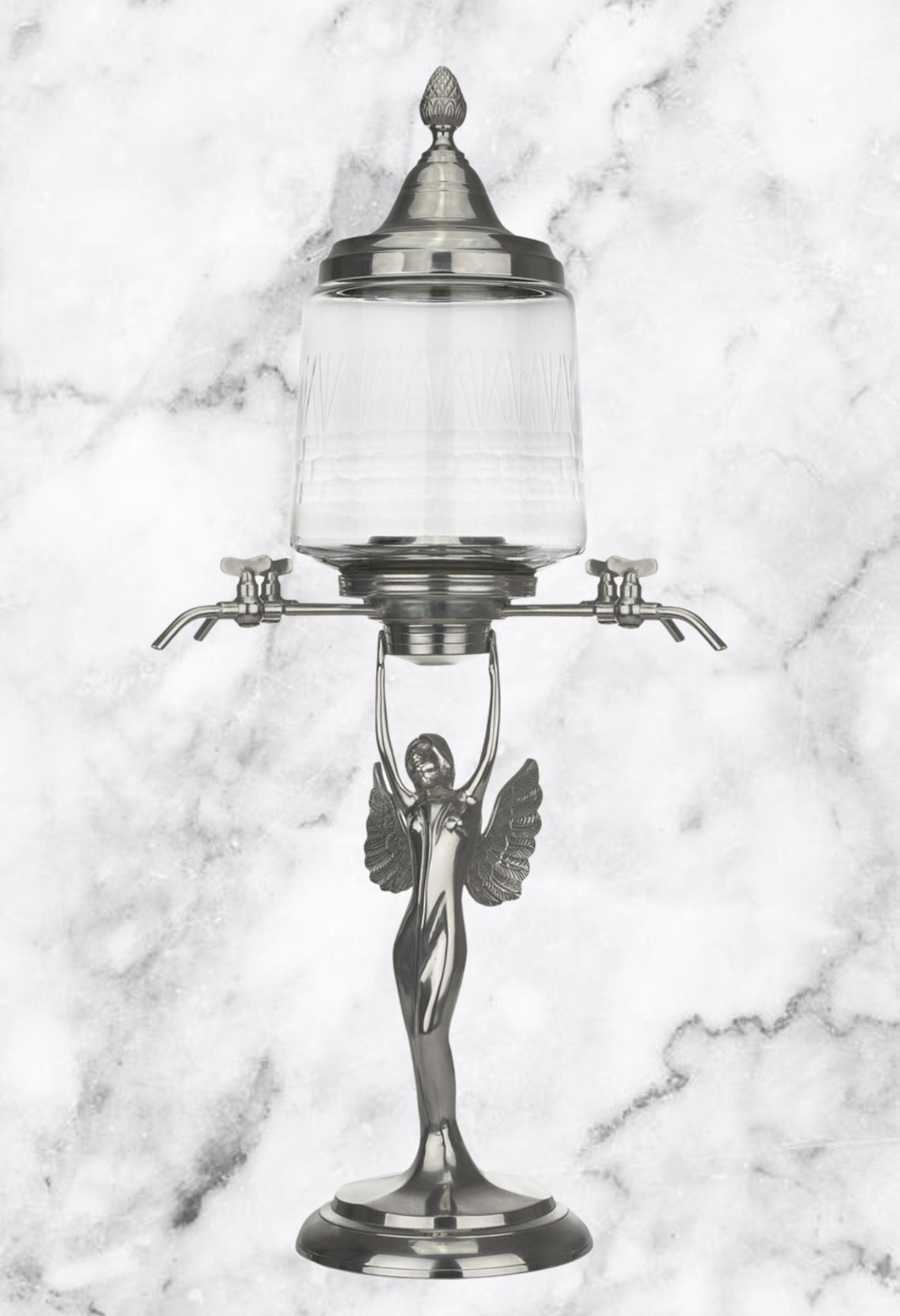 Absinthe Fountain Lady with Wings 4 Taps