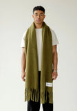 Olive Green Oversized Scarf