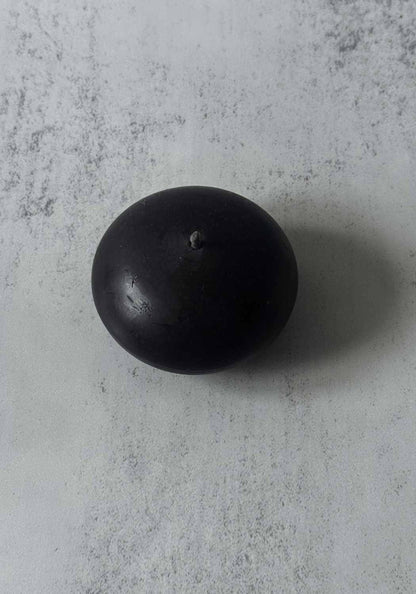 Bzzwax Black Squashed Sphere Candle