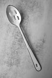 Black & White Enamel Slotted Spoon