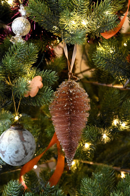 Décorations à paillettes en sisal