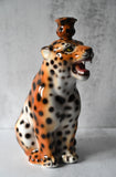 Hand-painted Leopard Candle Holder